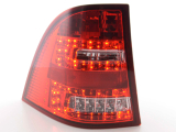 Mercedes M osztály, W163 típus (98-05 évjárat) LED-es hátsó lámpa vörös/átlátszó