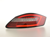 Porsche Boxster típus: 987 (04-09 évjárat) vörös/átlátszó LED-es hátsó lámpa fénysor