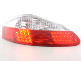 Porsche Boxster, 986 típus (1996-2004 évjárat) LED-es hátsó lámpa vörös/átlátszó
