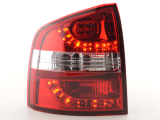 Skoda Octavia Combi, 1Z típus (05 évjárattól) vörös/átlátszó LED-es hátsó lámpa