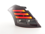 Suzuki Swift Sport (2011-2013 évjárat) vörös/fekete LED-es hátsó lámpa