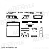 TOYOTA LAND CRUISER, Műszerfal dekorfólia