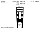 VOLVO C30, Műszerfal dekorfólia