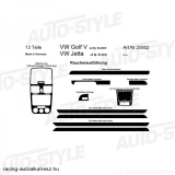 VOLKSWAGEN GOLF V, Műszerfal dekorfólia