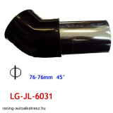 LG-JL-6021 BLACK Alu könyök 76mm