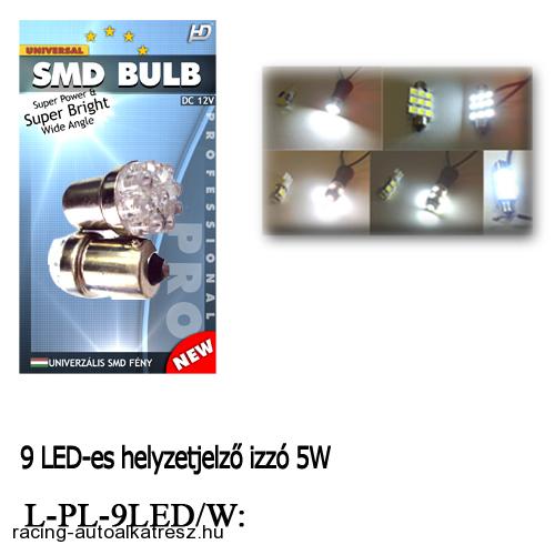 9 LED-es izzó