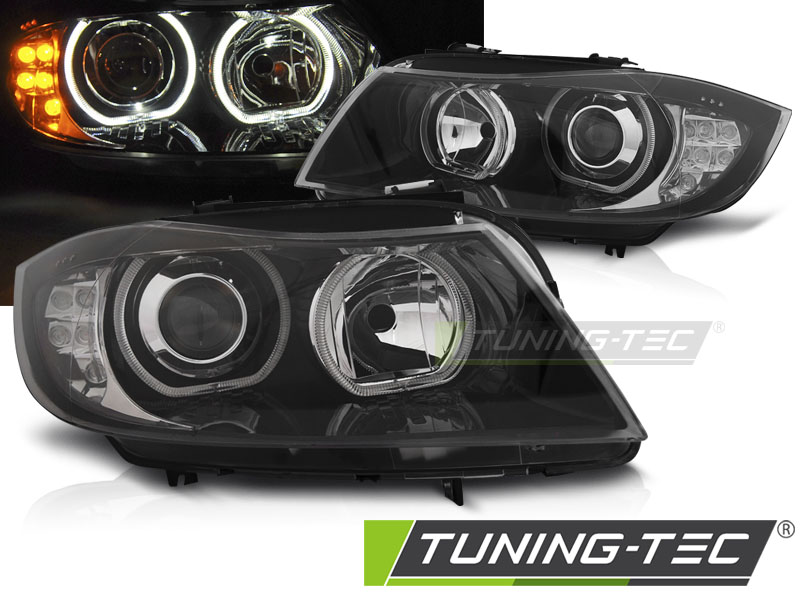 BMW E90 / E91, Angel Eyes Első Lámpa (Évj.: 2005.03 - 2011) by Tuning-Tec 