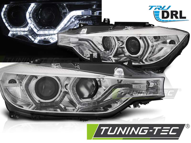 BMW F30 / F31, DRL Angel Eyes Első Lámpa (Évj.: 2011.10 - 2015.05) by Tuning-Tec 