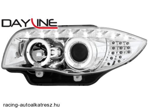 BMW 1er E87/81 Első Lámpa, Led-es, Index, Dectane, Dayline, Nappali Menetfény optikás (Évj.: 2004 - 2009) 
