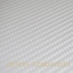 FN-CD-Carbon3-White Fehér Carbon fólia