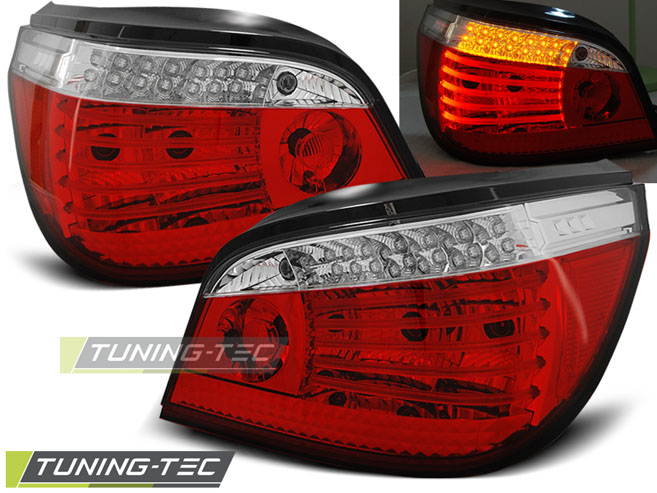BMW E60 Tuning-Tec LED Hátsó Lámpa LEDes index-szel (Évj.:2003.07 - 2007) 