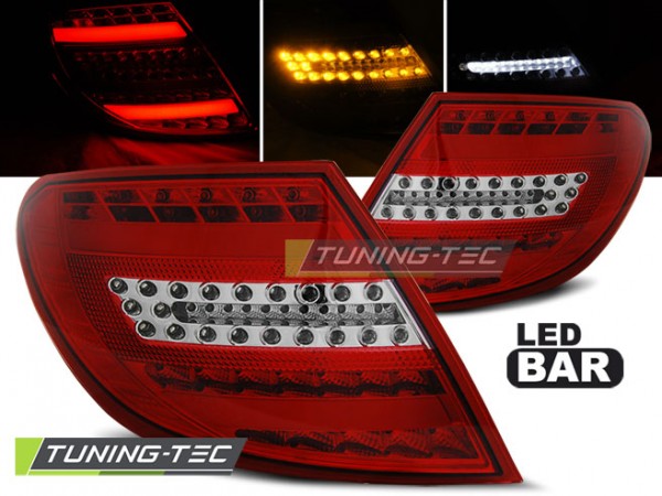 Mercedes Benz C-Klasse Tuning-Tec LED BAR Hátsó Lámpa LEDes index-szel (Évj.:2007 - 2010) 