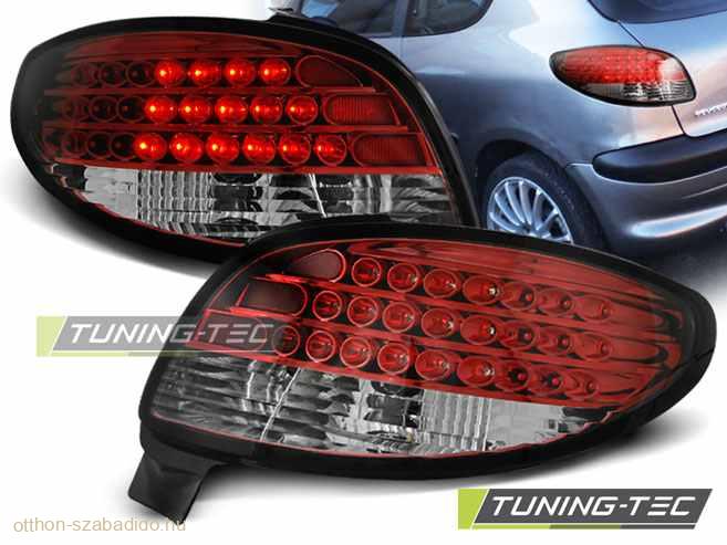 Peugeot 206 Tuning-Tec LED Hátsó Lámpa  (Évj.:1998.10 - től) 