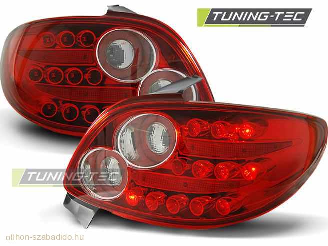 Peugeot 206 Tuning-Tec LED Hátsó Lámpa  (Évj.:1998.10 - től) 