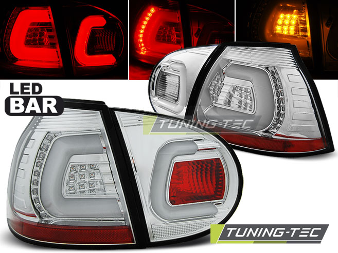 VW Golf 5 Tuning-Tec LED BAR Hátsó Lámpa LEDes index-szel (Évj.:2003.10 - 2009) 