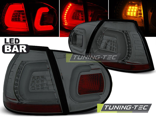 VW Golf 5 Tuning-Tec LED BAR Hátsó Lámpa LEDes index-szel (Évj.:2003.10 - 2009) 
