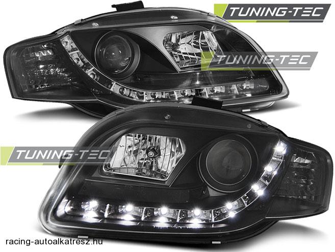Audi A4 Első Lámpa, Tuning-Tec, Daylight, Nappali menetfény Optikás (Évj.: 2004.11 - 2008.03)