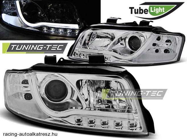 Audi A4 Első Lámpa, Tuning-Tec, Led Tube Lights (Évj.: 2000.10 - 2004.10)