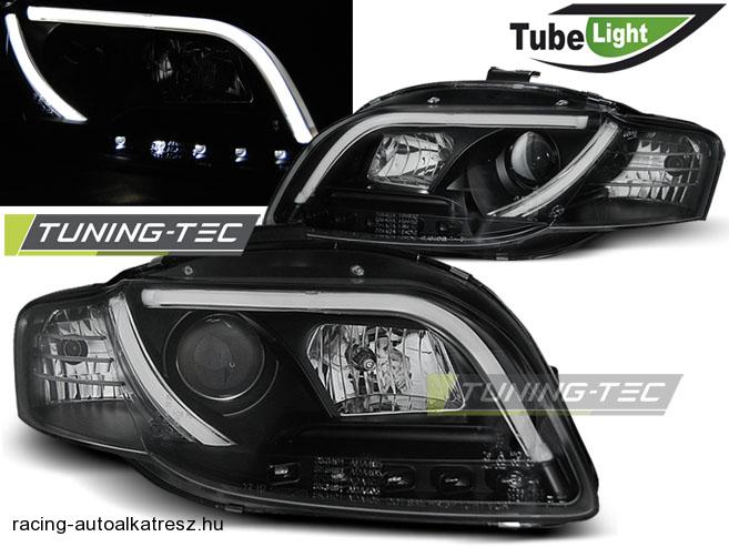 Audi A4 Első Lámpa, Tuning-Tec, Led Tube Lights (Évj.: 2004.11 - 2008.03)