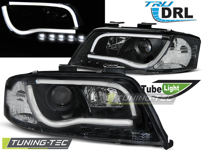 Audi A6 Első Lámpa, Tuning-Tec, Led Tube Lights, TRU DRL (Évj.: 2001.06 - 2004.05)
