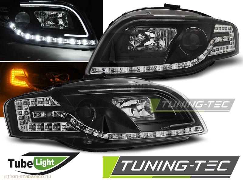 Audi A4 B7 Első Lámpa, Tuning-Tec, Led Tube Lights, (Évj.:2004.11 - 2008.03)