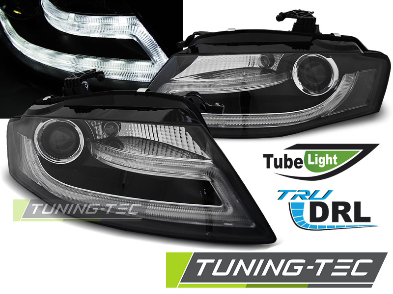 Audi A4 B8, TRU DRL, Első Fényszóró Lámpa by Tuning-Tec, (Évj.: 2008.04 - 2011) 