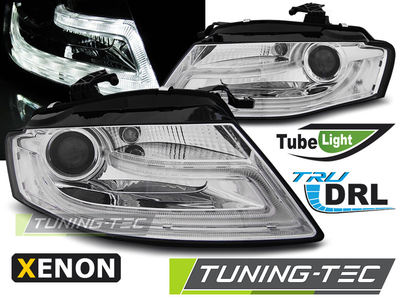 Audi A4 B8, TRU DRL, HID XENON, Első Fényszóró Lámpa by Tuning-Tec, (Évj.: 2008.04 - 2011) 