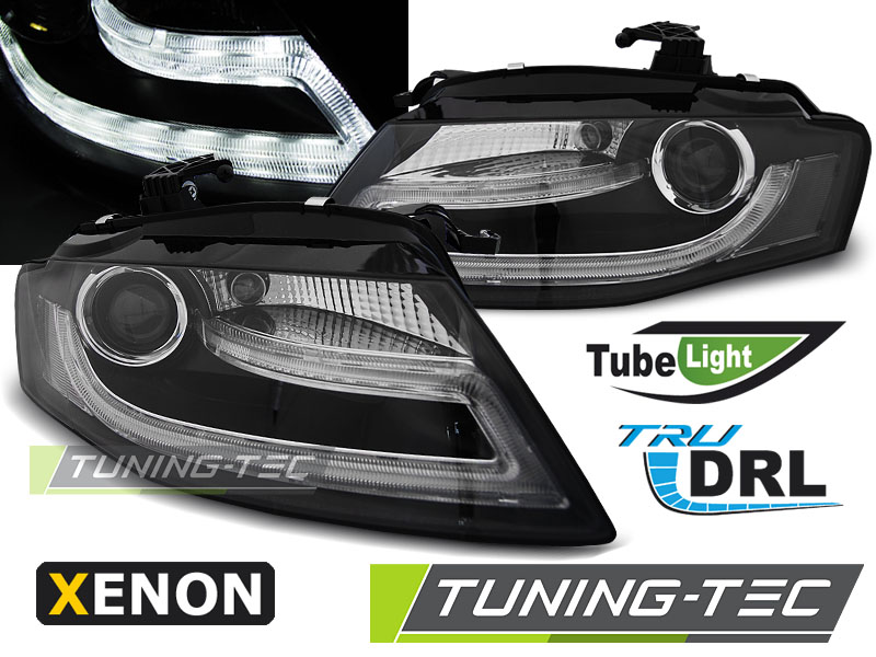 Audi A4 B8, TRU DRL, HID XENON, Első Fényszóró Lámpa by Tuning-Tec, (Évj.: 2008.04 - 2011) 