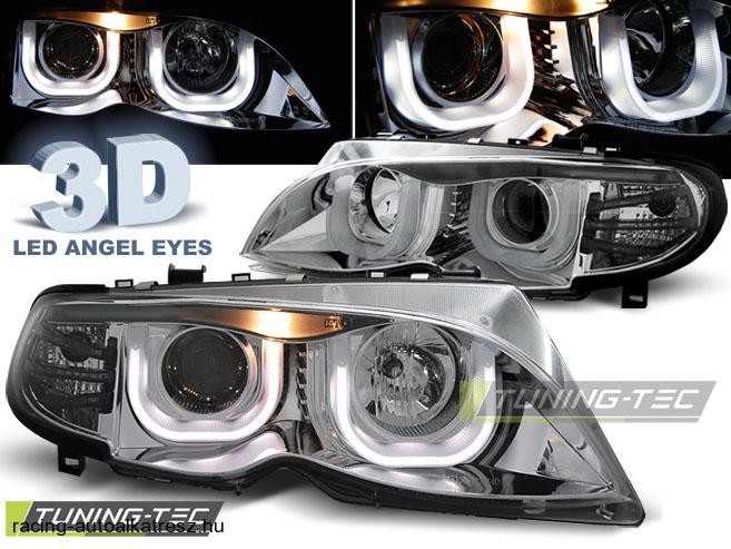 BMW E46 Első Lámpa, Tuning-Tec, Angel Eyes (Évj.: 2001.09 - 2005.03) 