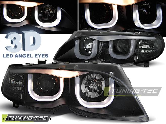 BMW E46 Első Lámpa, Tuning-Tec, Angel Eyes (Évj.: 2001.09 - 2005.03) 