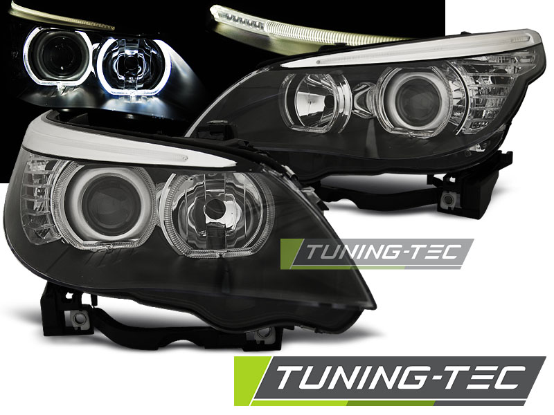 Bmw E60/E61 Angel Eyes Led Első Fényszóró, Lámpa, by Tuning-Tec, (Évj.: 2003 - 2007) 