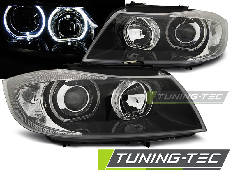 Bmw E90/E91 Angel Eyes Led Első Fényszóró, Lámpa, by Tuning-Tec, (Évj.: 2005.03 - 2008.08) 
