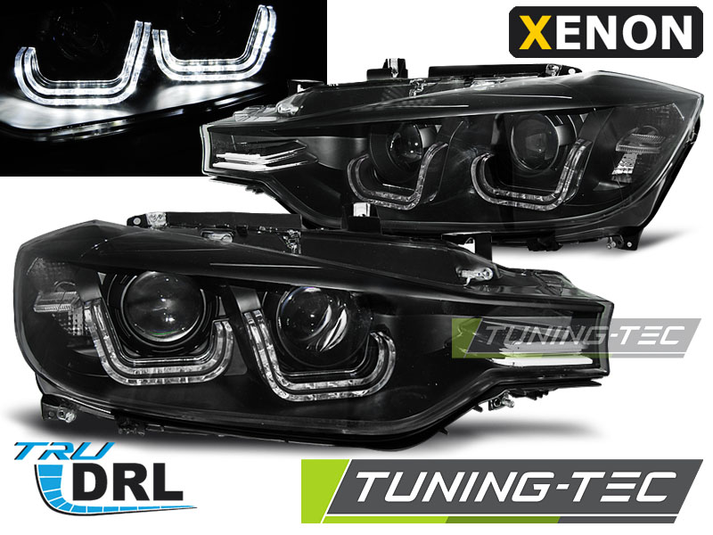 BMW F30 / F31, HID, U-LED DRL Első Lámpa (Évj.: 2011.10 - 2015.05) by Tuning-Tec 