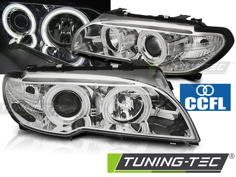 BMW 3-as Széria E46 Első Lámpa, Angel Eyes (Évj.: 2003.04 - 2006) by Tuning-Tec 