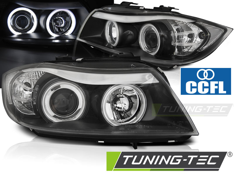 BMW 3-as Széria E90 Első Lámpa, CCFL Angel Eyes (Évj.: 2005.03 - 2008.08) by Tuning-Tec 