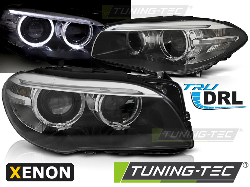BMW 5-ös (F10, F11), Első Lámpa, Angel Eyes, Xenon, DRL, 5-ös Széria (Évj.: 2010 - 2013.07) by Tuning-Tec 