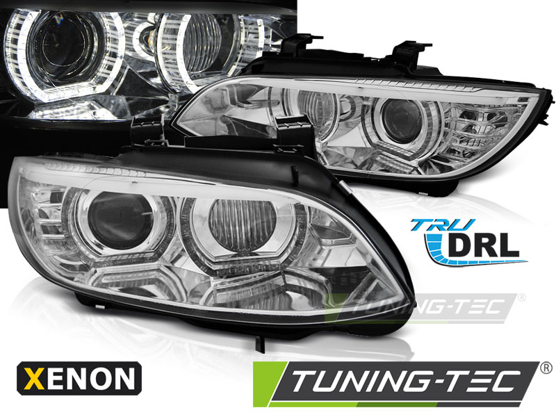 BMW E92/E93 AFS Első Lámpa, DRL Angel Eyes, Xenon,  3-as Széria (Évj.: 2006 - 20010) by Tuning-Tec 