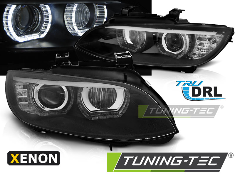 BMW E92/E93 Első Lámpa, DRL Angel Eyes, Xenon,  3-as Széria (Évj.: 2006 - 20010) by Tuning-Tec 