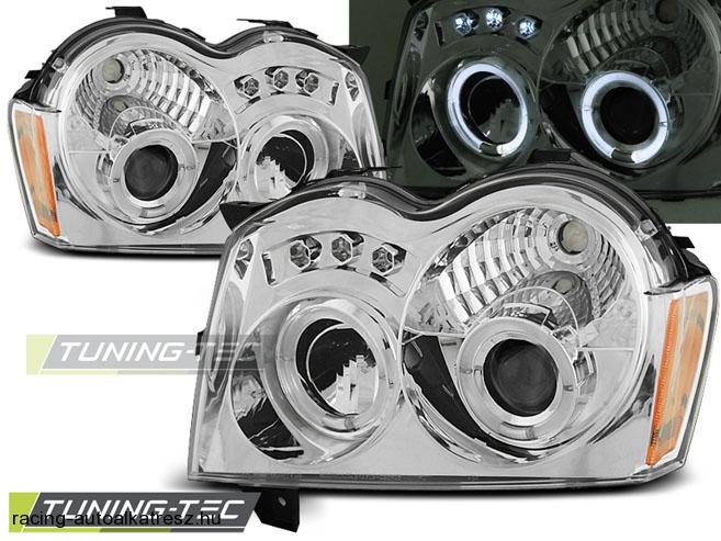 Chrysler Jeep Grand Cherokee Első Lámpa, Tuning-Tec, Angel Eyes (Évj.: 2005 - 2008) 