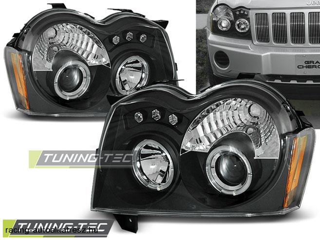 Chrysler Jeep Grand Cherokee Első Lámpa, Tuning-Tec, Angel Eyes (Évj.: 2005 - 2008) 