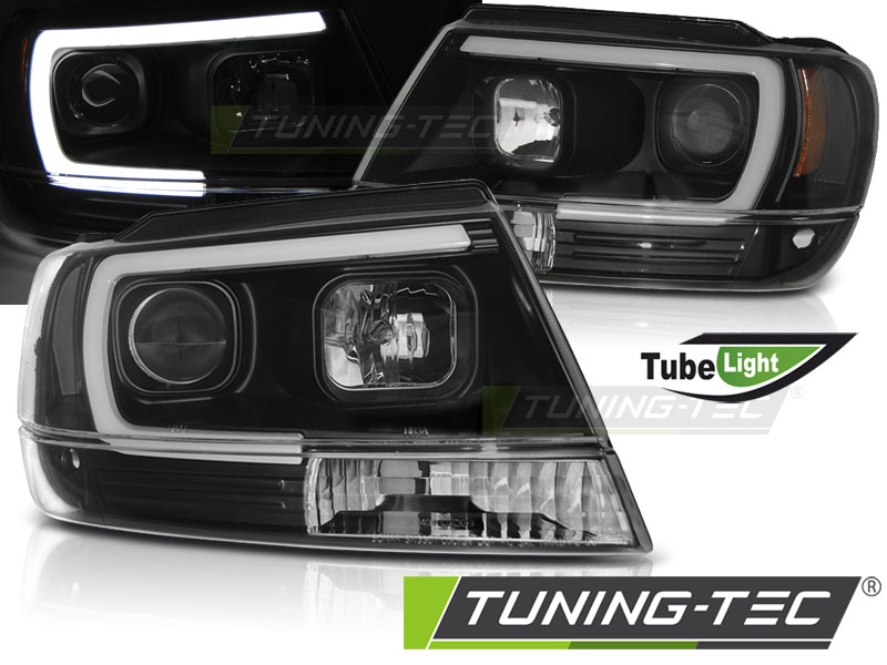 Chrysler Jeep Grand Cherokee Tube Light  Első Lámpa, Tuning-Tec (Évj.: 1999 - 2005) 