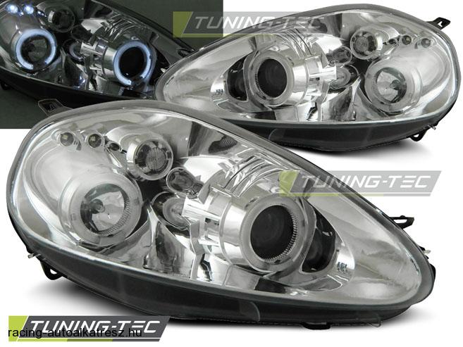 Fiat Grande Punto Első Lámpa, Tuning-Tec, Angel Eyes (Évj.: 2005.09 - 2008) 