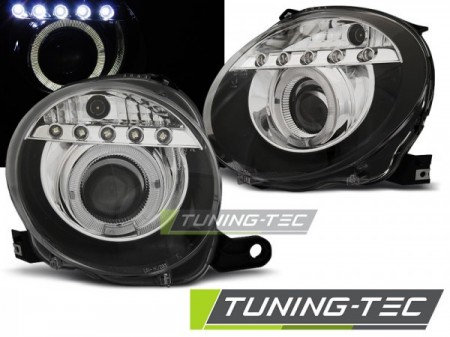 Fiat 500, Első Fényszóró Lámpa by Tuning-Tec, (Évj.: 2007 -től) 