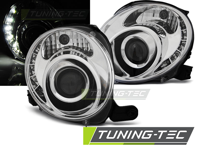 Fiat 500, Első Fényszóró Lámpa by Tuning-Tec, (Évj.: 2007 -től) 