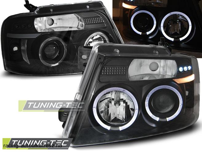 Ford F150 Első Lámpa, Tuning-Tec, Angel Eyes (Évj.: 2004 - 2008)