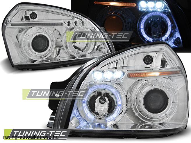Hyundai Tucson Első Lámpa, Tuning-Tec, Angel Eyes (Évj.: 2004.07 - 2010) 