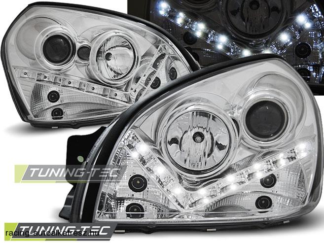 Hyundai Tucson Első Lámpa, Tuning-Tec, Daylight, Nappali menetfény Optikás (Évj.: 2004.07 - 2010) 