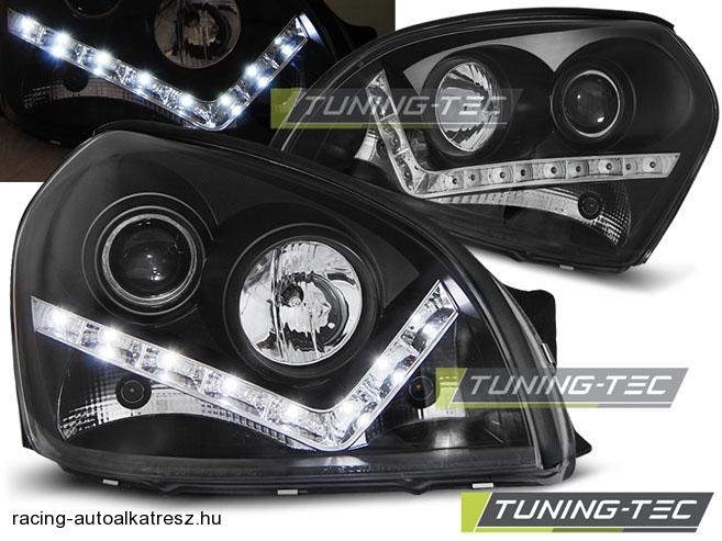 Hyundai Tucson Első Lámpa, Tuning-Tec, Daylight, Nappali menetfény Optikás (Évj.: 2004.07 - 2010) 