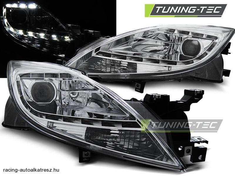 Mazda 6 II, Első Lámpa, Tuning-Tec, Daylight, Nappali menetfény Optikás (Évj.: 2010 - 2012) 