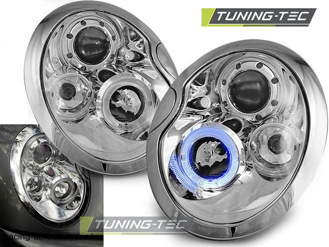 Mini Cooper Első Lámpa, Tuning-Tec, Angel Eyes (Évj.: 2001.05 - 2006.10) 